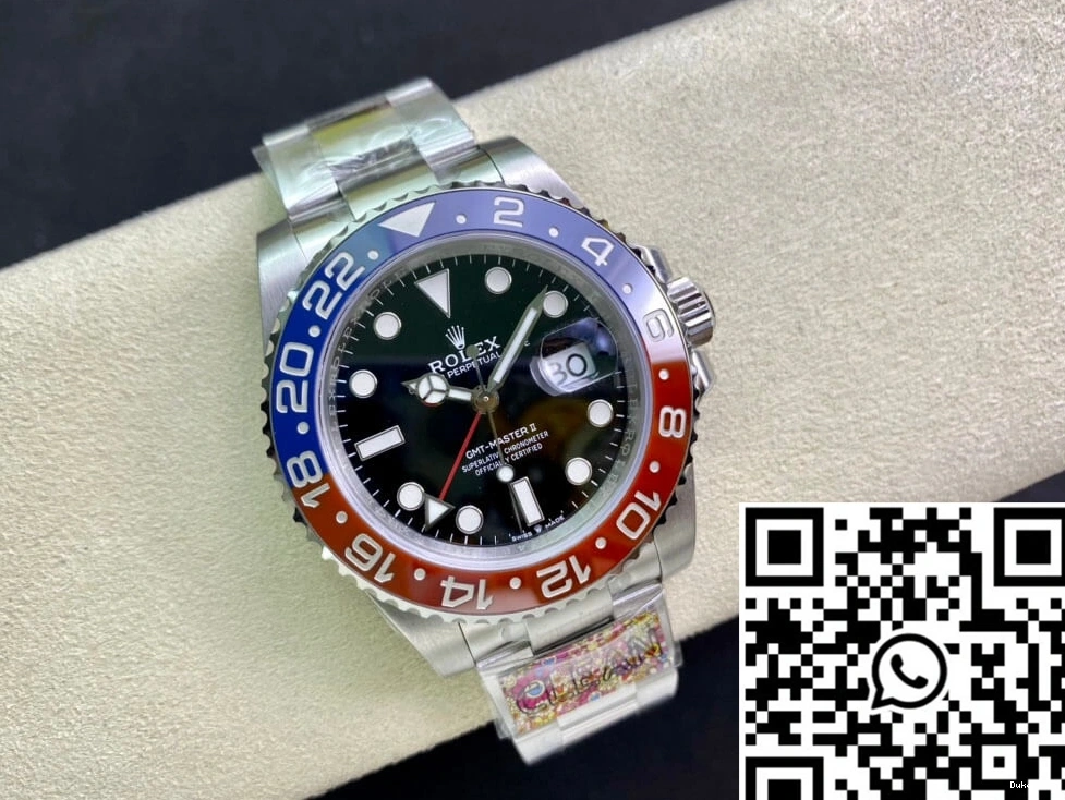 Clean Master Black Rolex II Factory M126710BLRO-0002 GMT Dial 1219